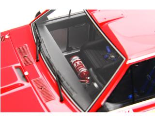 Fiat Abarth 031 Bertone Giro d`Italia 1975 Ver. Presentazione Laudoracing 1:18 Resinemodell (Türen, Motorhaube... nicht zu öffnen!)